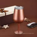 Stainless Steel Insulated Vacuum Wine Goblet Home Party Romantic Wine Glass Egg Shape Champagne Flute